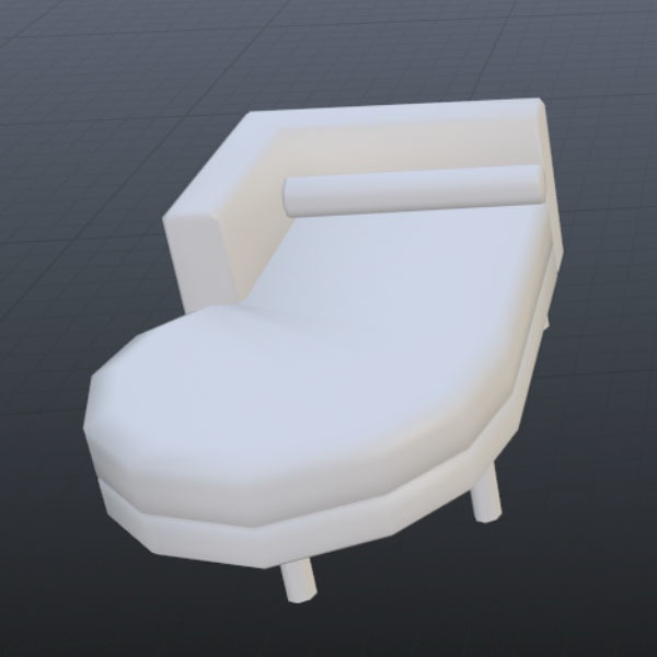 【３Dモデル】ソファ