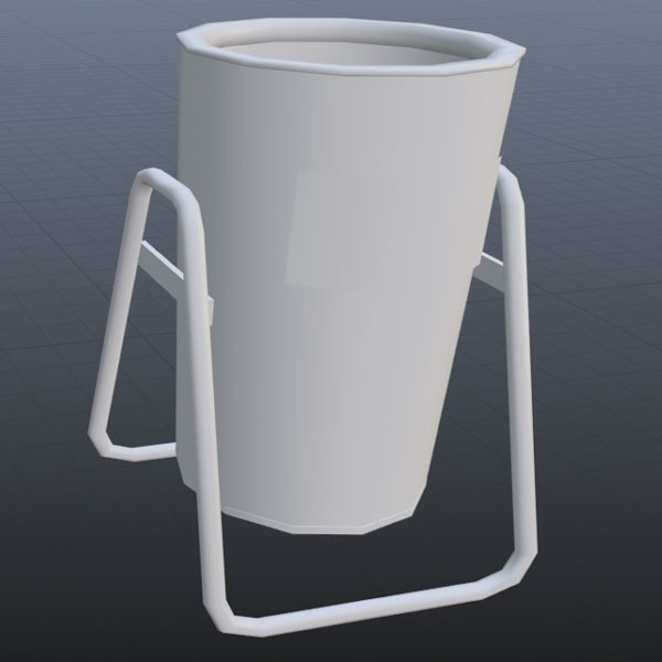 【３Dモデル】ゴミ箱
