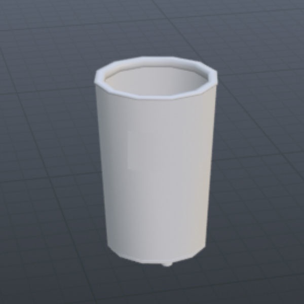 【３Dモデル】ゴミ箱