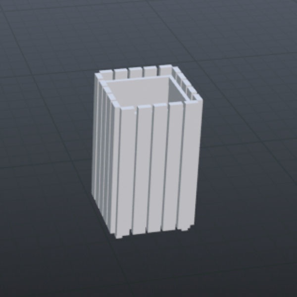 【３Dモデル】ゴミ箱