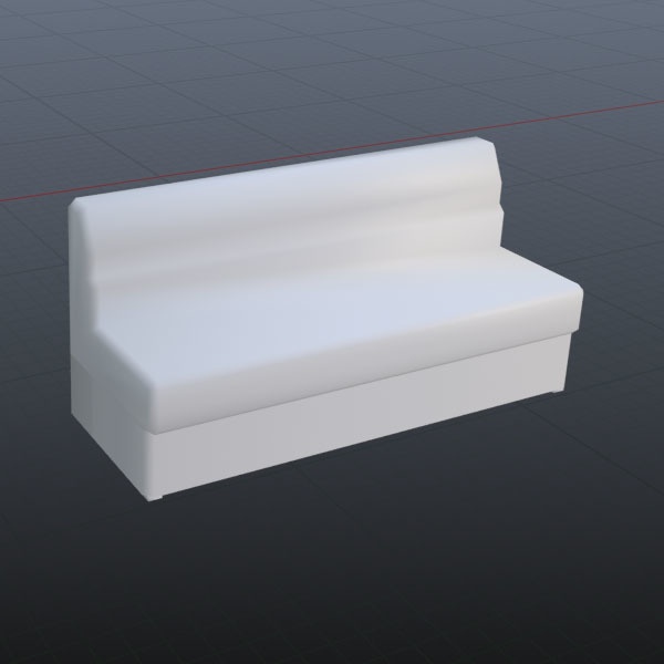 【３Dモデル】ソファ