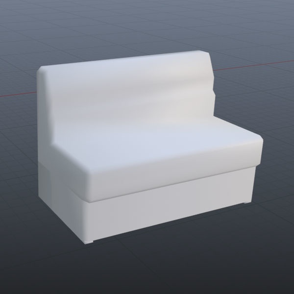 【３Dモデル】ソファ