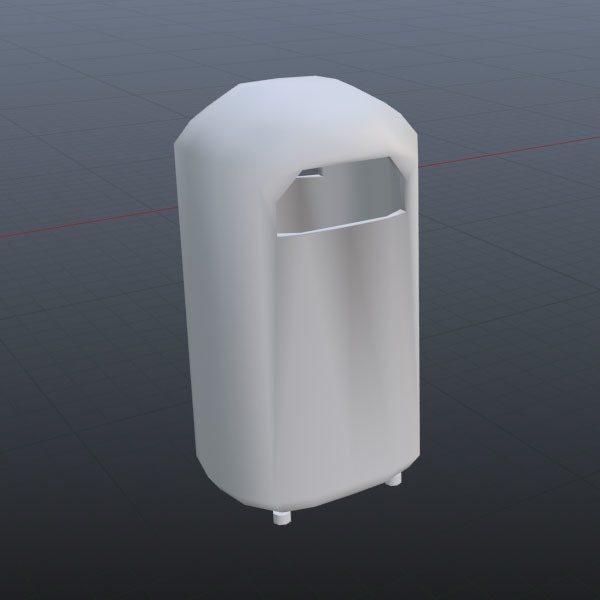 【３Dモデル】ゴミ箱