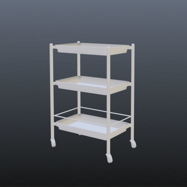 【３Dモデル】物置台