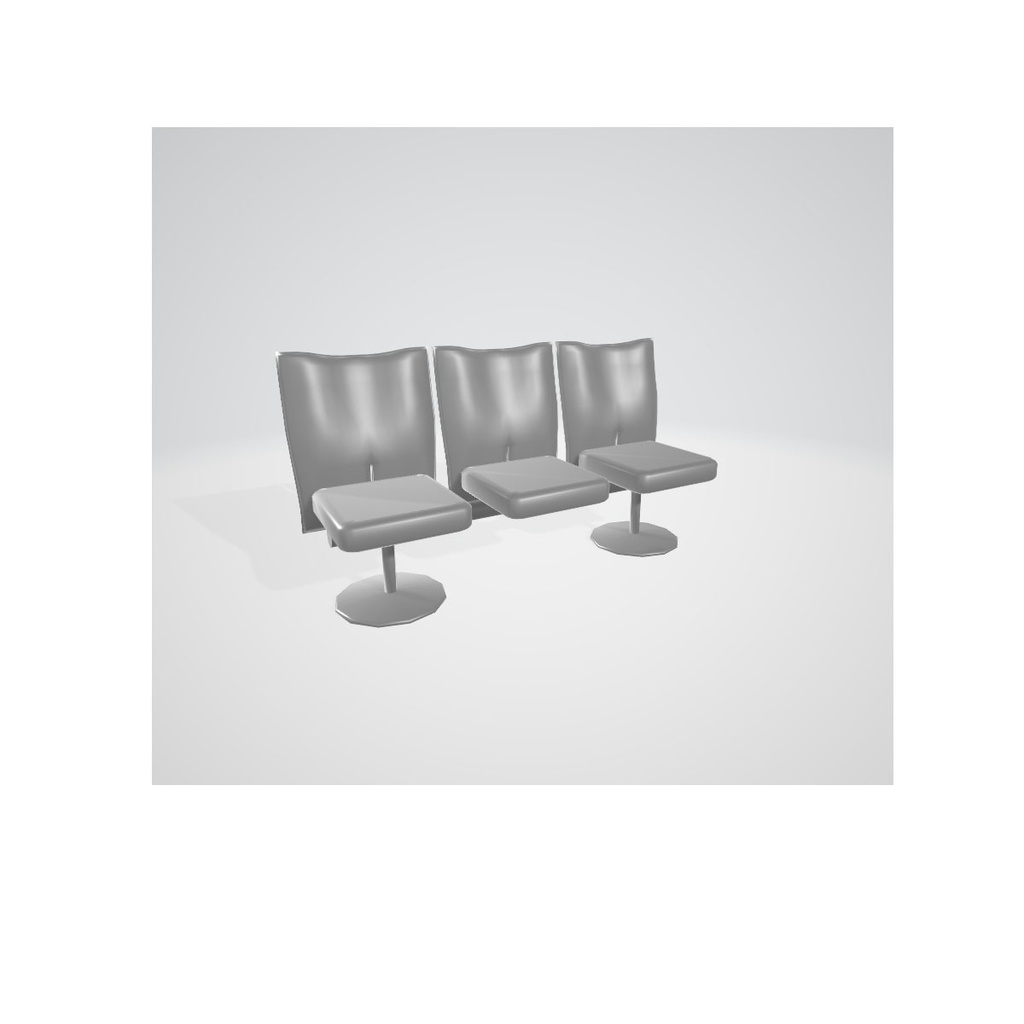 3dモデル　ソファ　イス　ベンチ