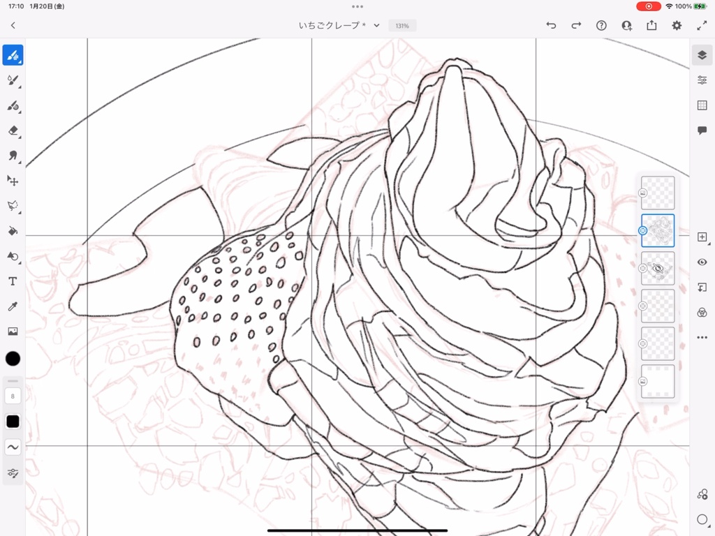 超低速イラストメイキング(3倍速)