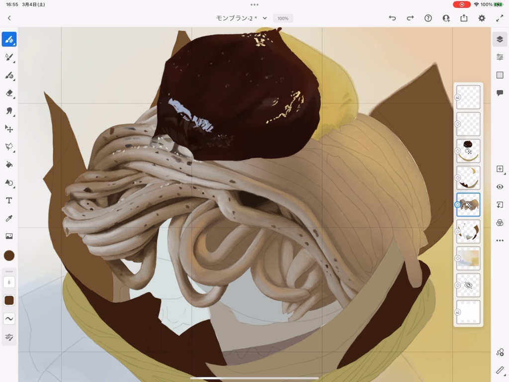 超低速イラストメイキング(3倍速)