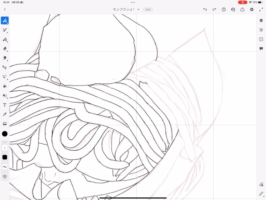 超低速イラストメイキング(3倍速)