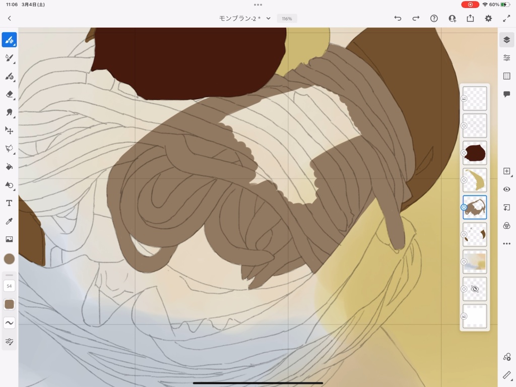 超低速イラストメイキング(3倍速)