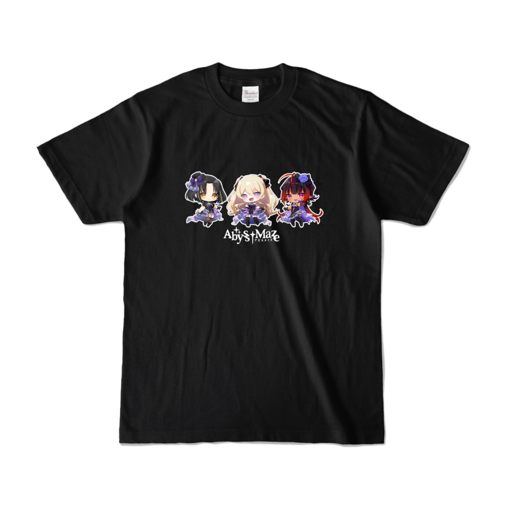 迷宮Dispersion - SD黒Tシャツ