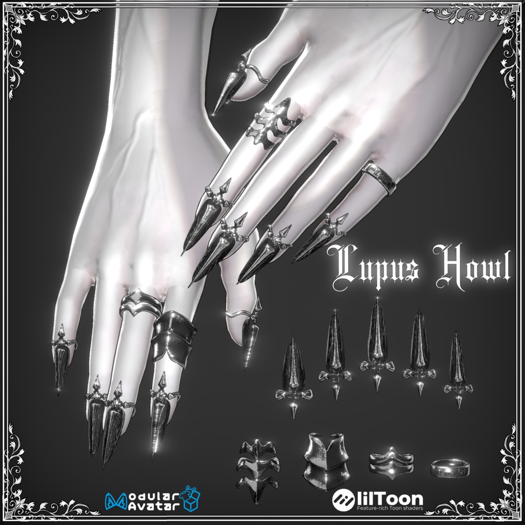 ネイル&リング -Talonveil- 7アバター対応