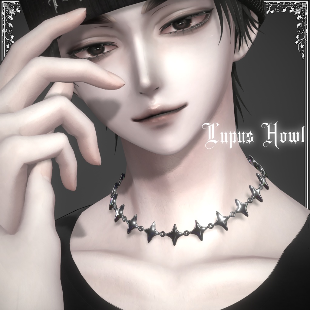 ネックレス風チョーカー -Spineveil-