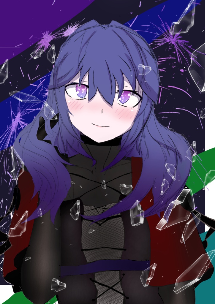 [有料フリー画像]矛盾の鏡影01