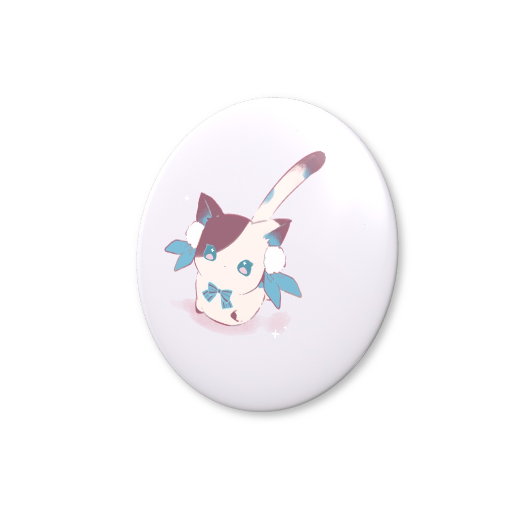 【期間限定価格!】立ち絵っこ14_けもっこ女の子_缶バッジ