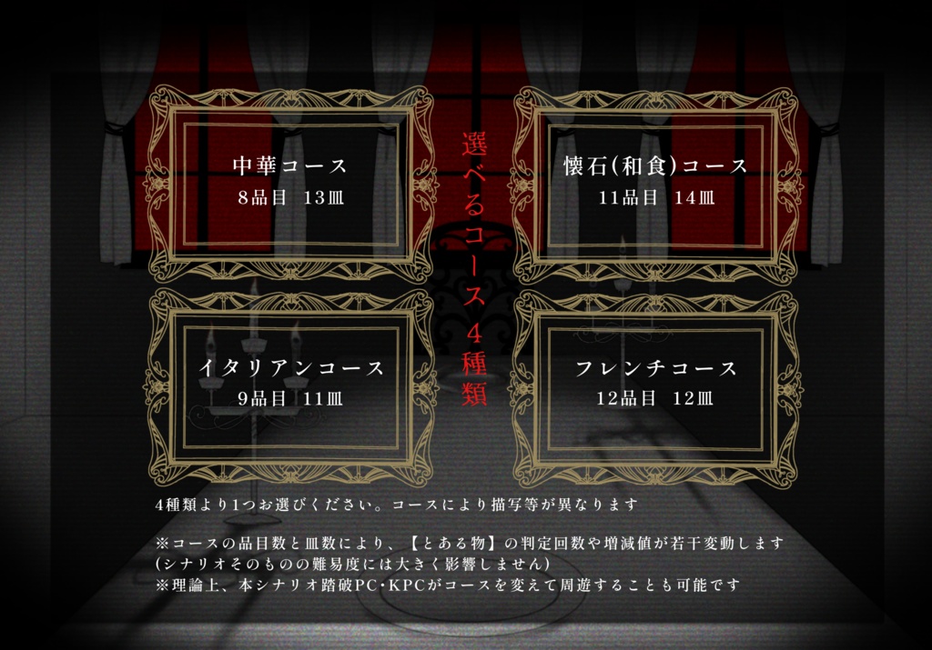 【CoC タイマンシナリオ】GLOOMY BITE (SPLL:E193446)