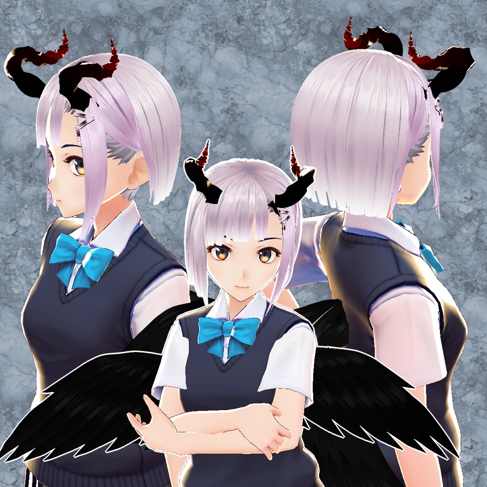 [Vroid] Devil/Demon Horns thursil BOOTH