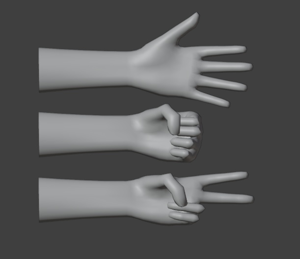 【リグ入り】 手 モデル