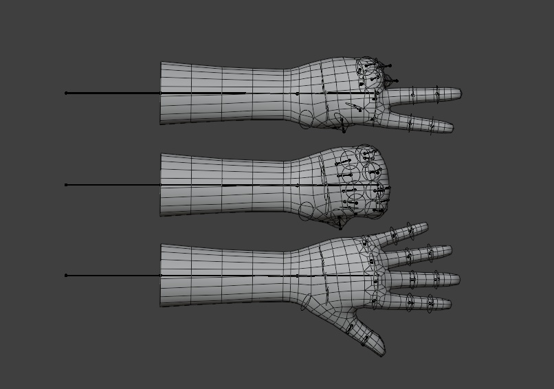 【リグ入り】 手 モデル 