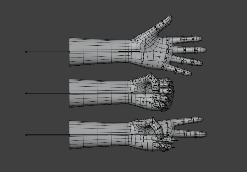 【リグ入り】 手 モデル