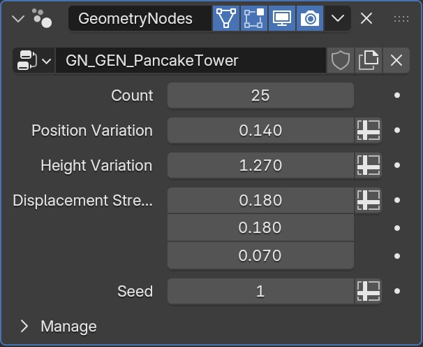 パンケーキタワージェネレーター