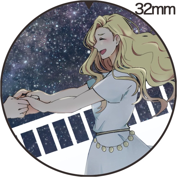 ルチ×妻 缶バッジ