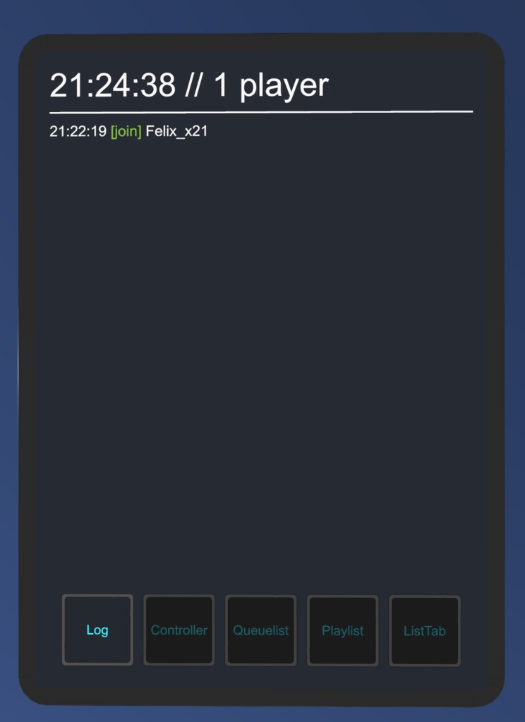 【無料】iwaSync用コントローラータブレット【VRChatワールドギミック】