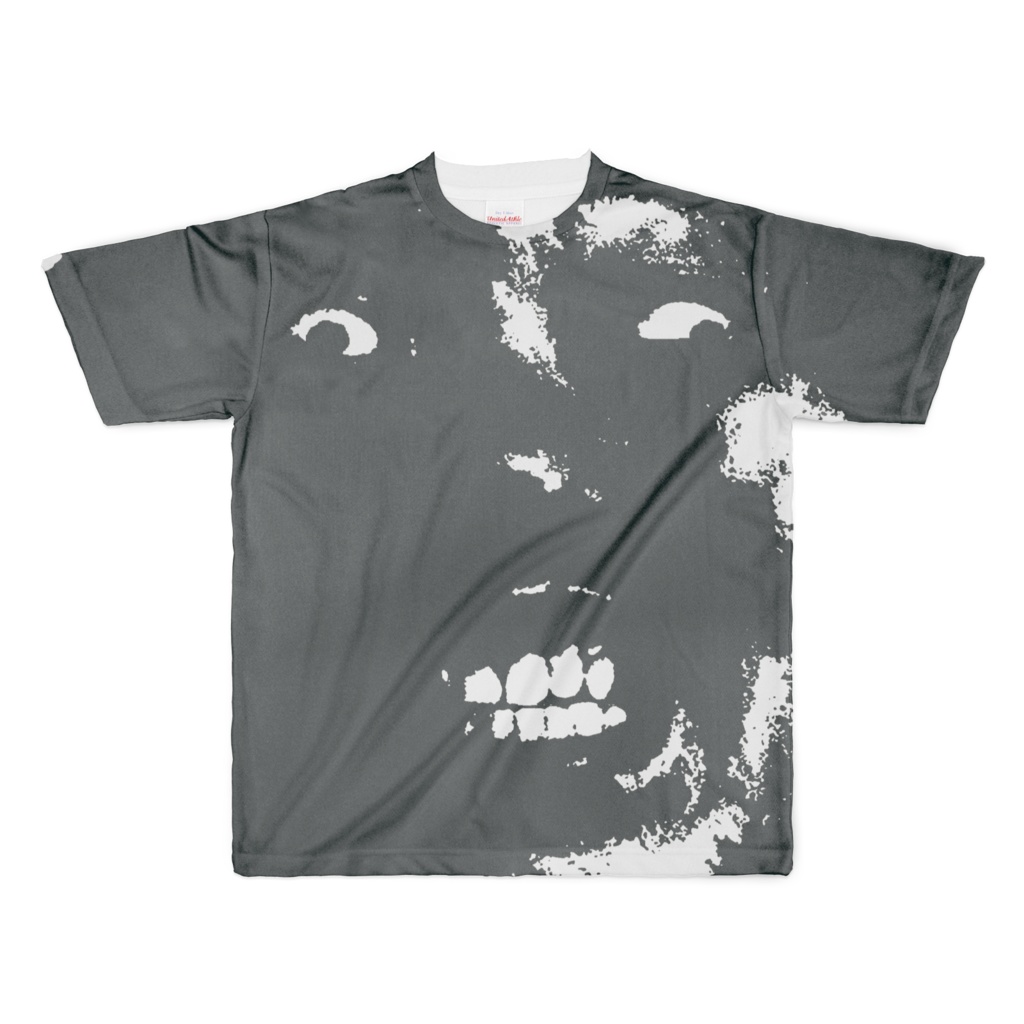 【BOOTHオリジナル】Joe Fightイカレ顔フルグラTシャツ XL