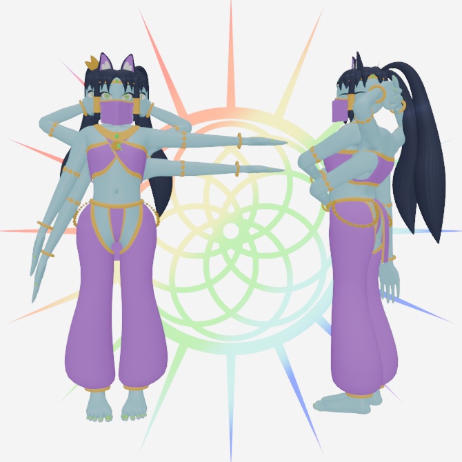 【オリジナル3Dモデル】ラート(Raat)