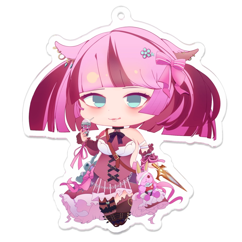 マナマル アクリルキーホルダー