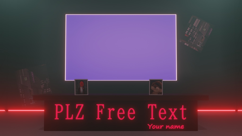 【3DCG】説明会用ステージ