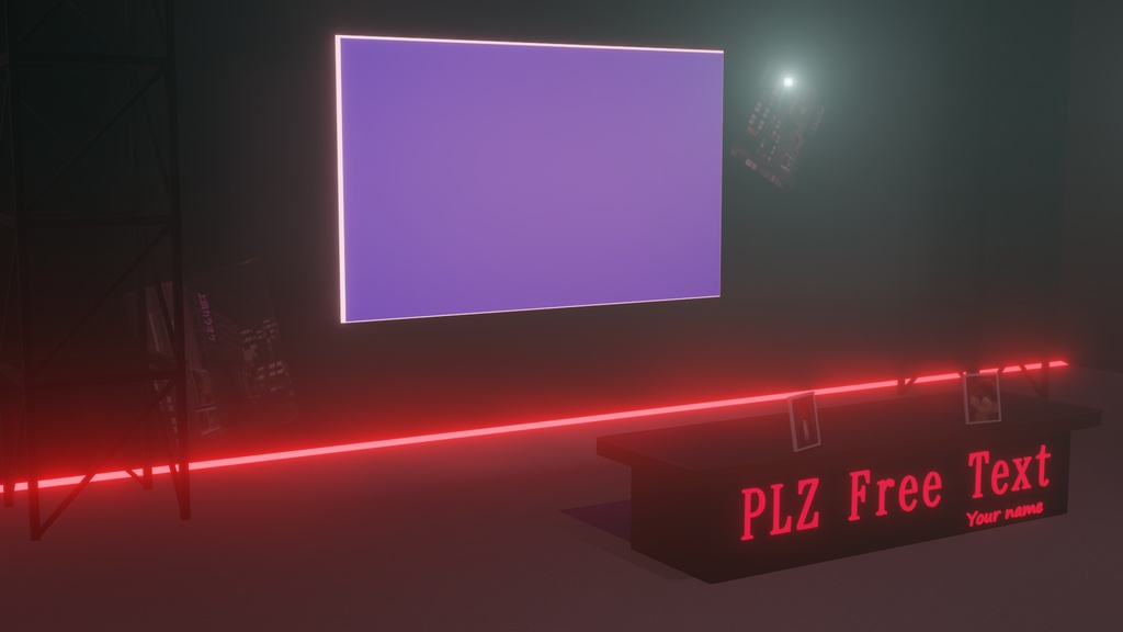 【3DCG】説明会用ステージ