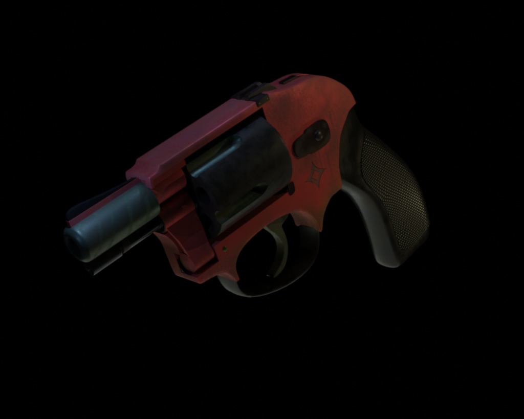 【3DCG】拳銃モデル m49