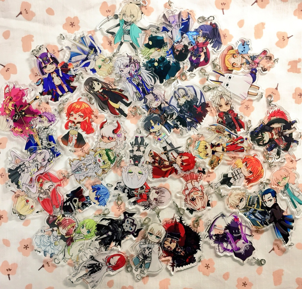 つながるアクリルチャーム