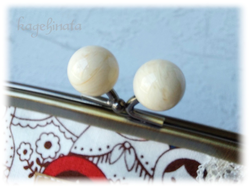 【アウトレット】親子がま口ミニバッグ(マトリョーシカ:ブルー)