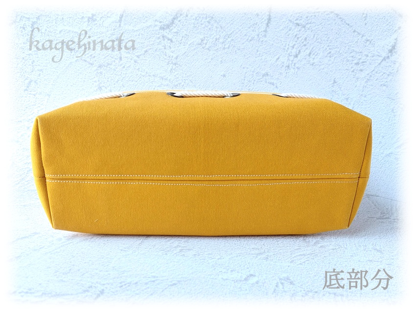 シンプルがま口バッグ(マリン風)