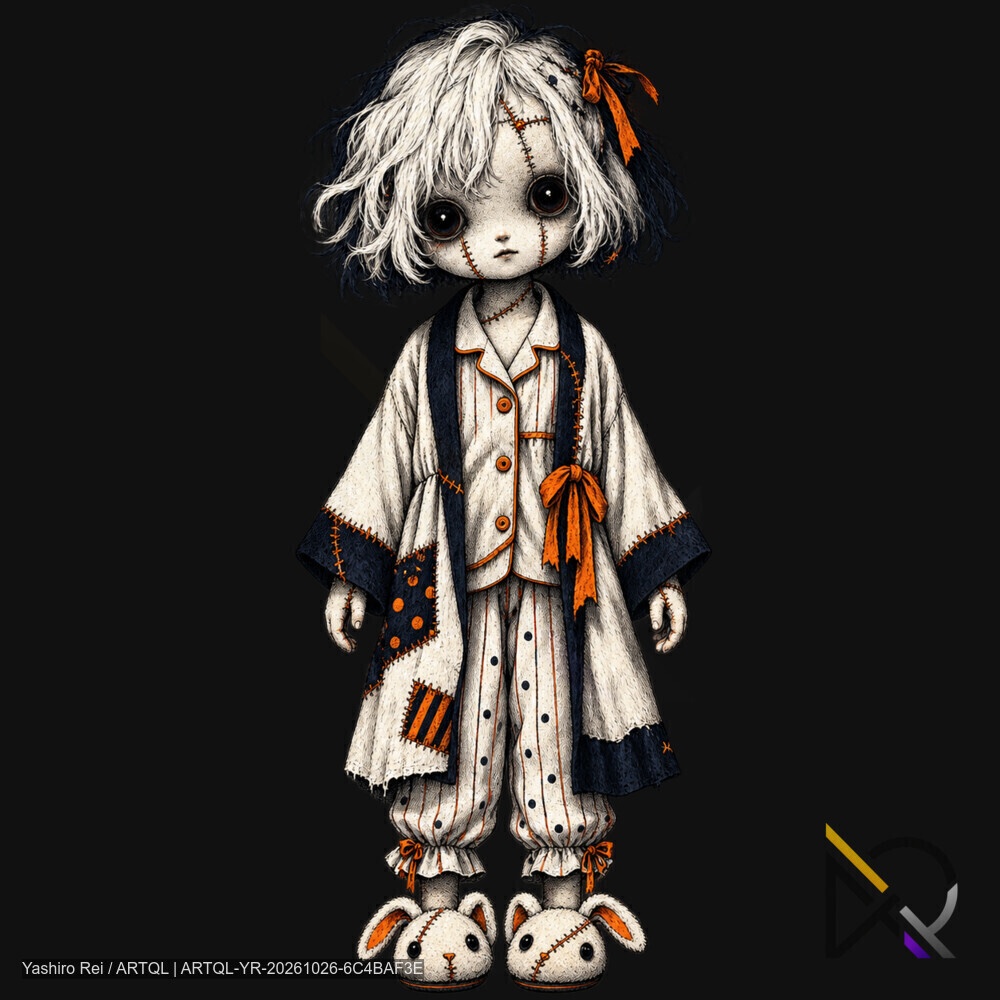ホラー人形・怪異NPC|全身立ち絵素材 7体セット【透過PNG】