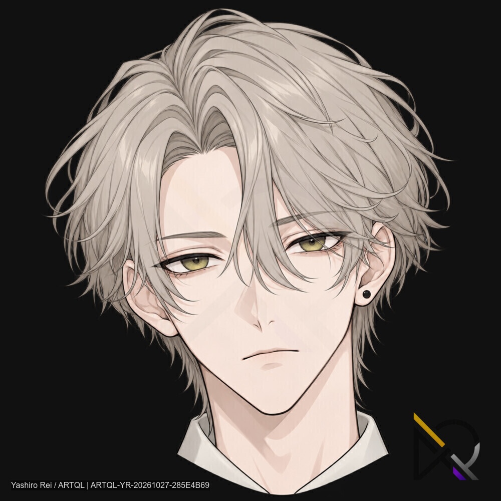 【立ち絵素材】現代ダーク系・美形男性キャラクター6体セット|全身立ち絵&顔アイコン12点