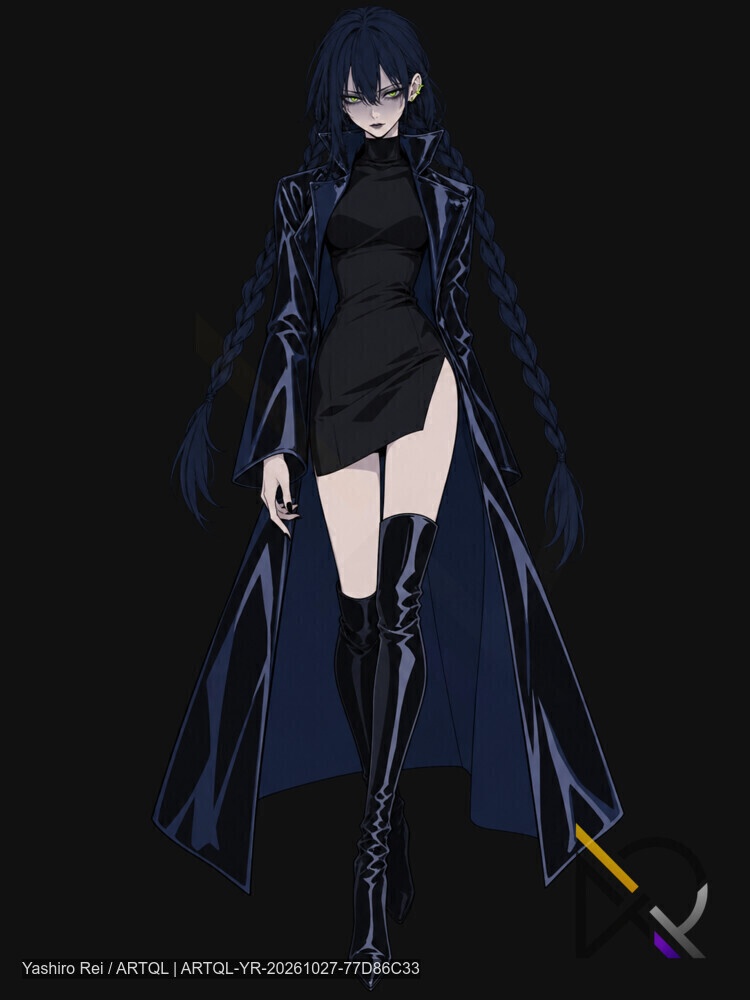 【立ち絵素材】現代ダーク系・女性キャラクター6体セット