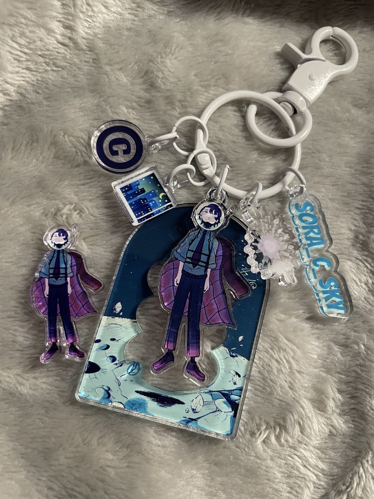 ふわふわSoRaⒸアクリルキーホルダー