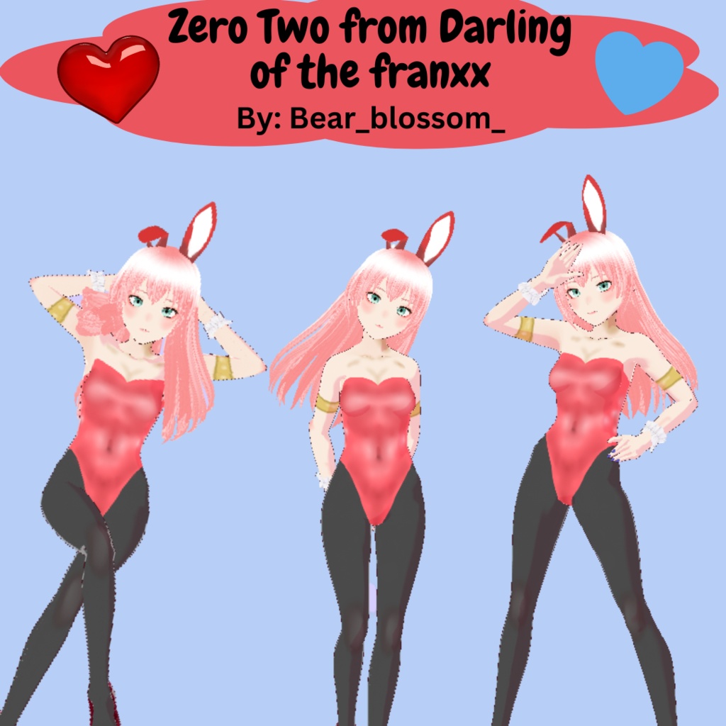 Zero Two from Darling of the Franxx (bunny suit ♡︎)