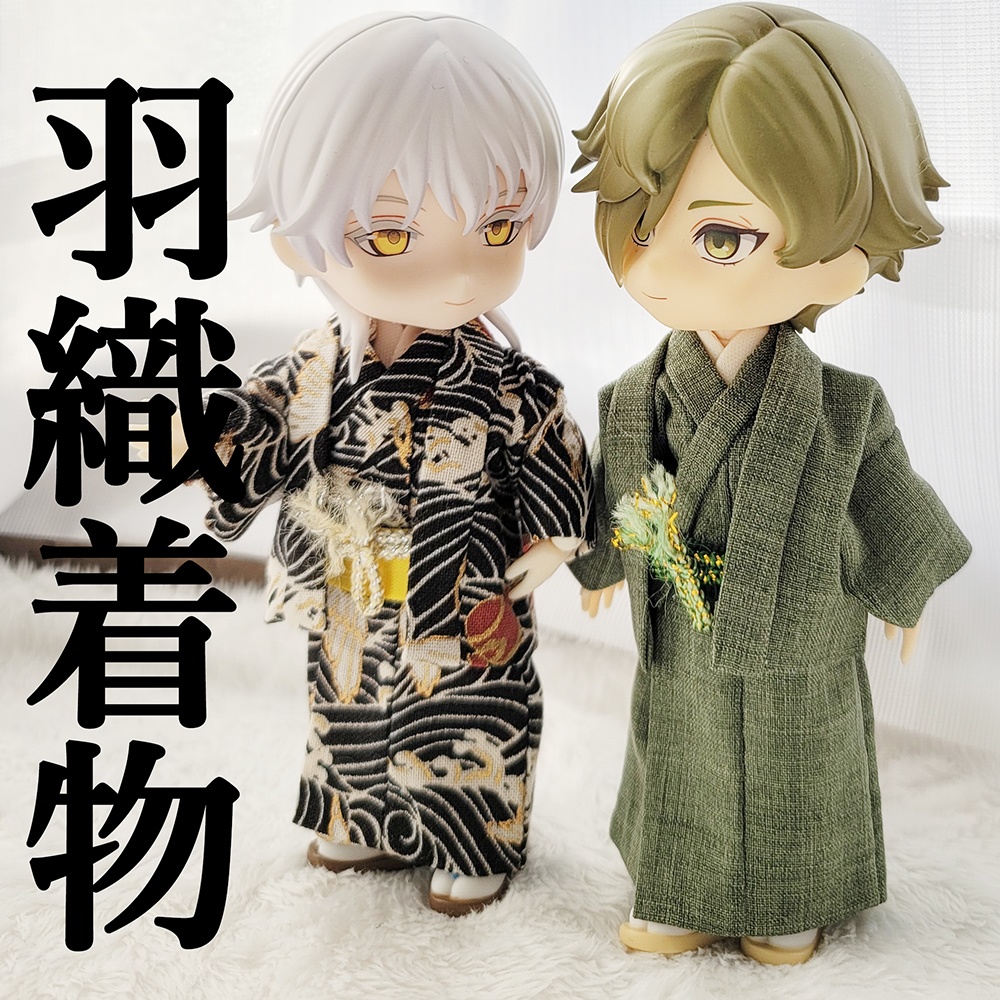 【3サイズ展開】手縫い羽織着物5点セット【AKG28】