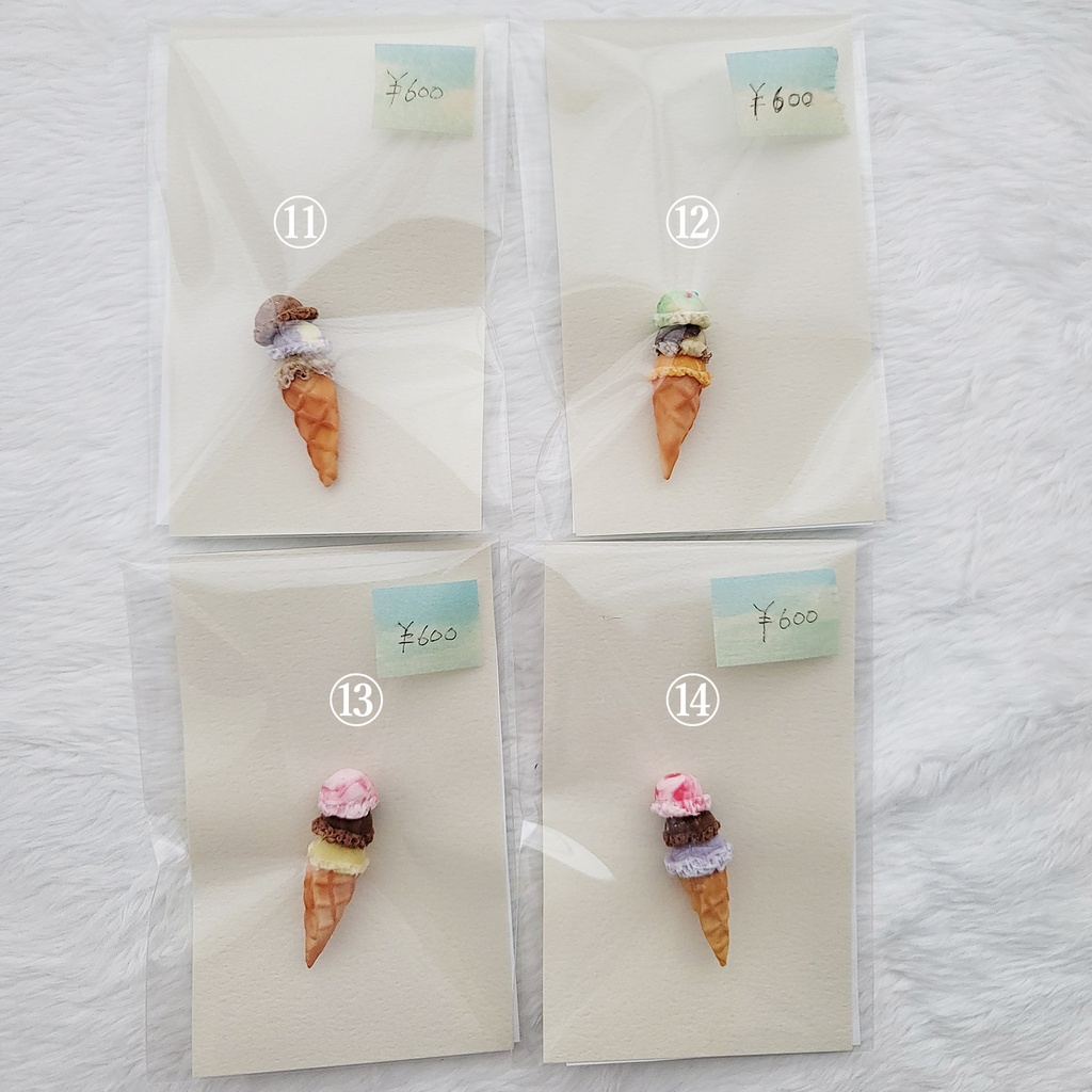 1/12🍧2段&3段ワッフルコーンアイス【AKG29】