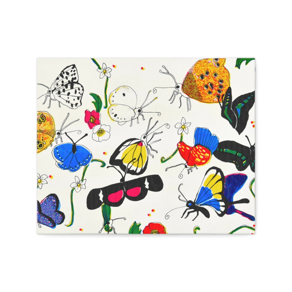 ミニ絵画:ちょうちょ