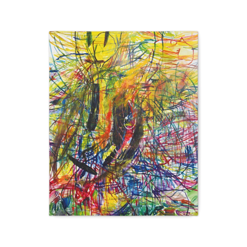 ミニ絵画:にんげんかぞく