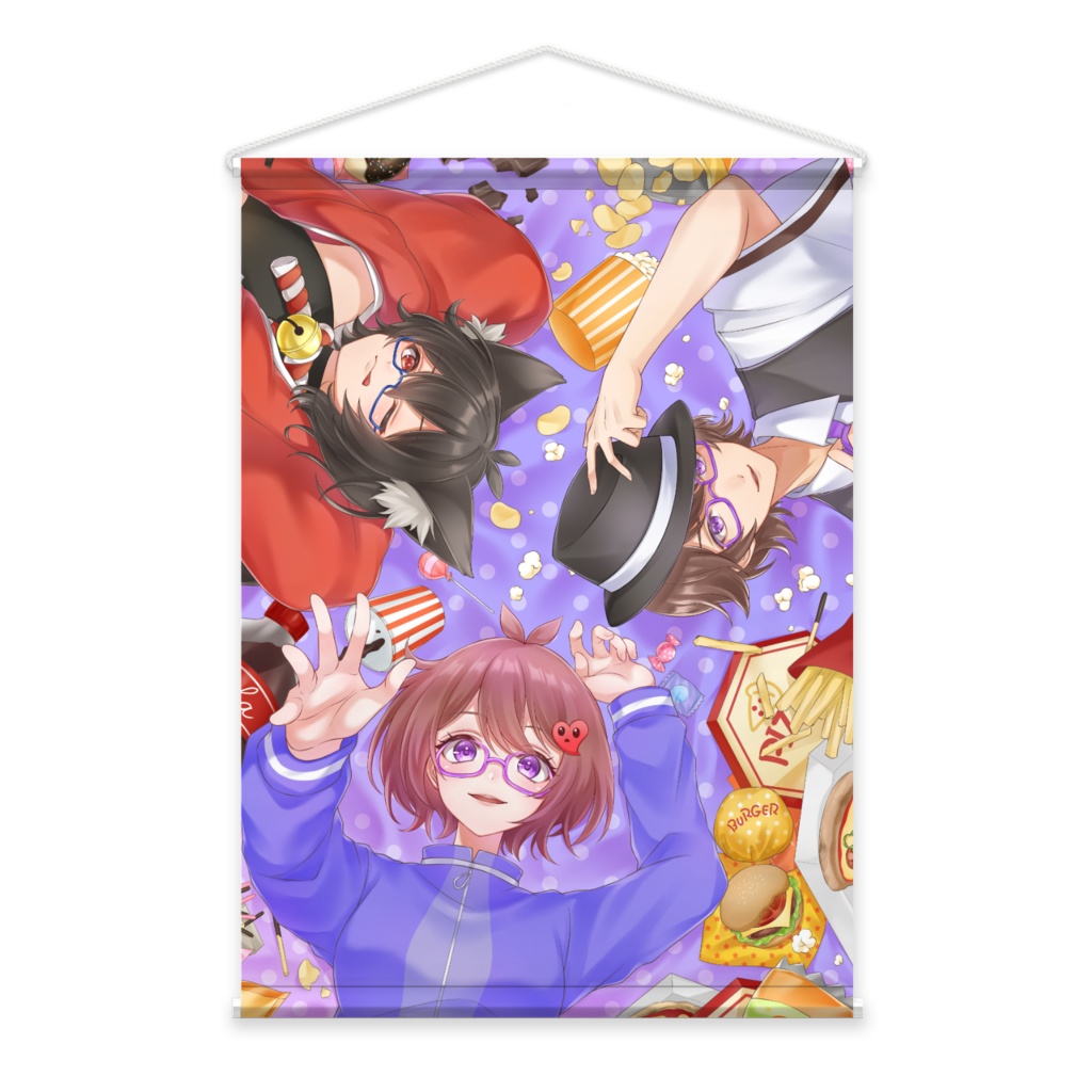 【B2サイズ】くろれみタペストリー