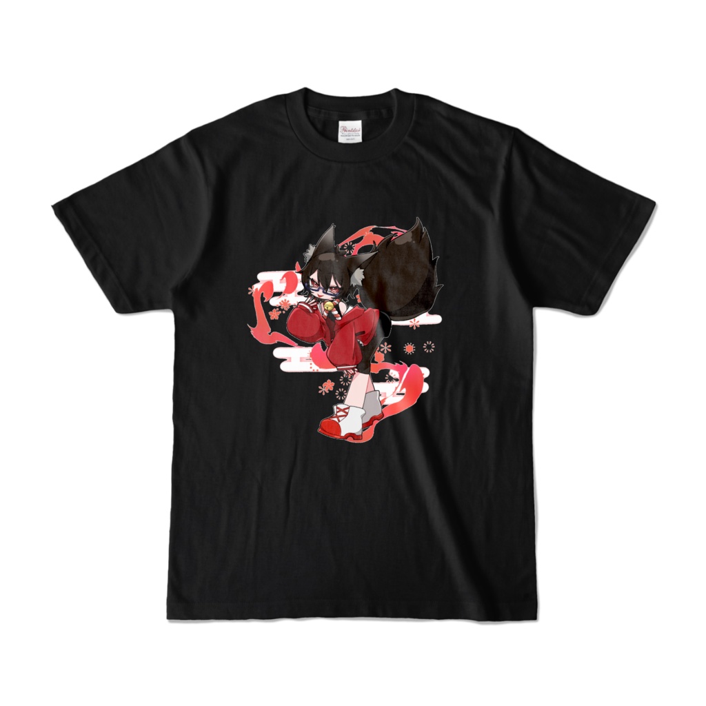 きつねくろれみTシャツ