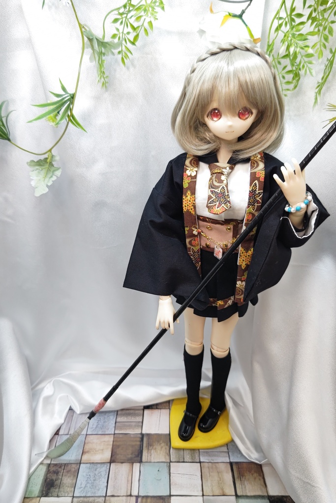 ☆【SALE】私立あかねすたいる学園制服セット DDサイズ(桃×茶色地に紅葉)☆