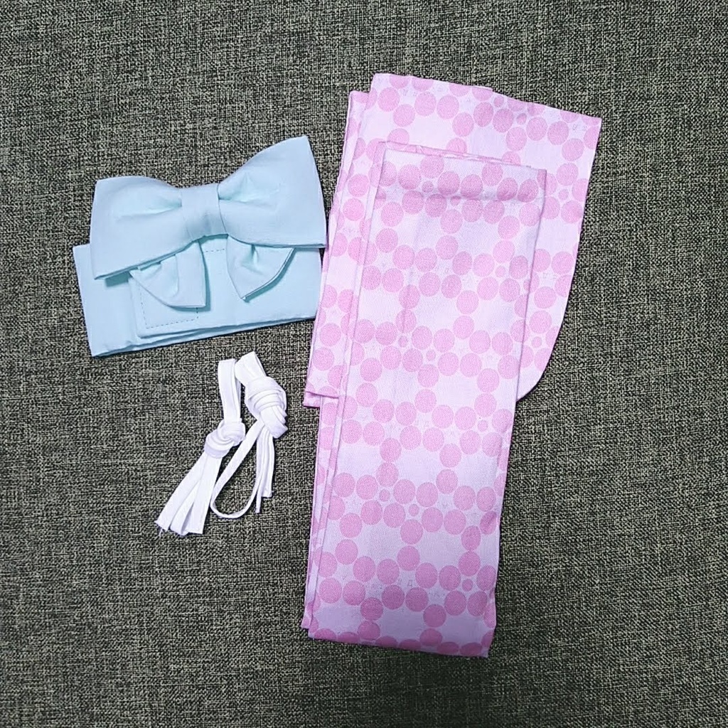 【SALE】☆60cmドール向け浴衣セット(顔文字令和梅(梅))☆