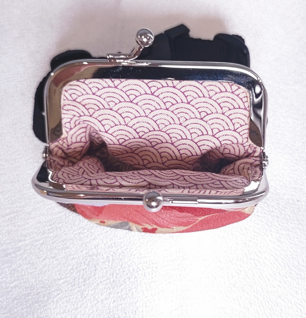 ☆がま口ボディバッグ兼ウエストバッグ(ドールサイズ)☆