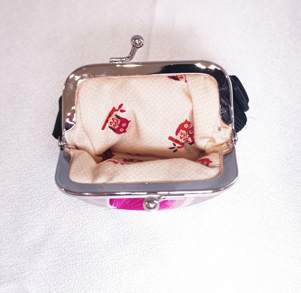 ☆がま口ボディバッグ兼ウエストバッグ(ドールサイズ)☆